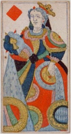Datei:SPKW-Q10993-Studien-55 Radau-Flöter Regensburg-s0164-17-tarock-karo-dame.jpg
