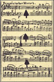 Pik-3 (frz.) Aufnahme der Reproduktion Musikalisches Kartenspiel (Faksimile Piatnik, 1981)