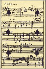 Pik-6 (frz.) Aufnahme der Reproduktion Musikalisches Kartenspiel (Faksimile Piatnik, 1981)