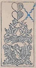 Herz-Daus (dt.) · Bayerisches Bild (Johann Michael Haslinger, Regensburg, um 1870)