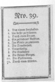 Einzelkarte