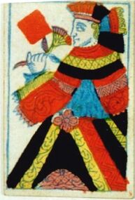 Karo-Dame (frz.)