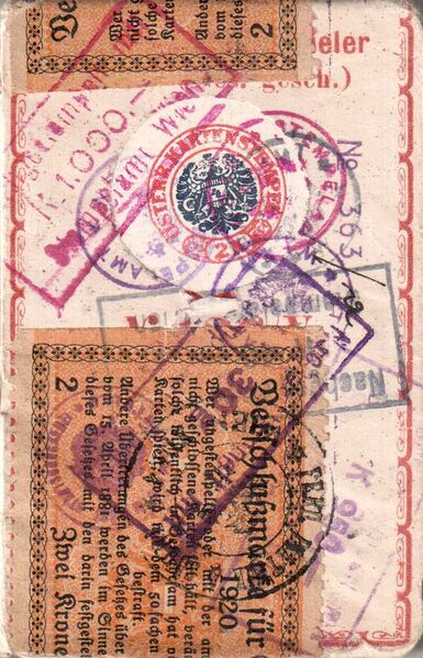Datei:SPKW-Stempel-Endebrock-Ueberdruck-Meran-1919.jpg