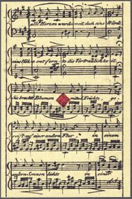 Karo-Ass (frz.) Aufnahme der Reproduktion Musikalisches Kartenspiel (Faksimile Piatnik, 1981)