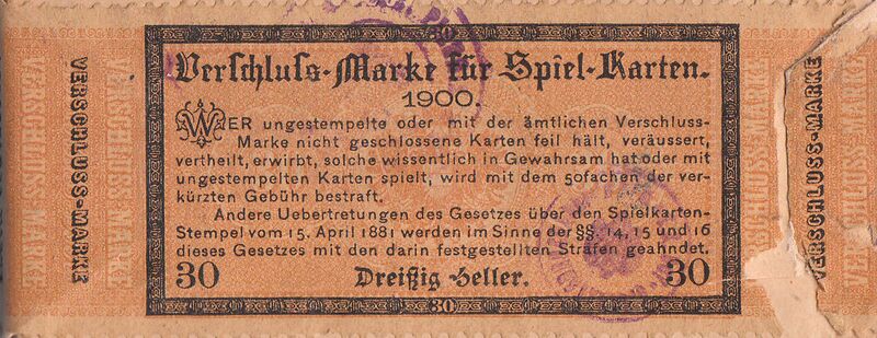 Datei:SPKW-Verschlussmarke-Endebrock-1900-30h.jpg