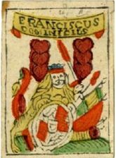 Herz-6 (dt.) (oder Eichel-7 (dt.)) · Regensburger Bild (Franz Dominik Mihler, Regensburg, um 1765)
