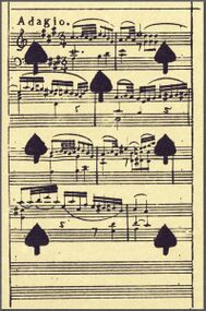 Pik-7 (frz.) Aufnahme der Reproduktion Musikalisches Kartenspiel (Faksimile Piatnik, 1981)