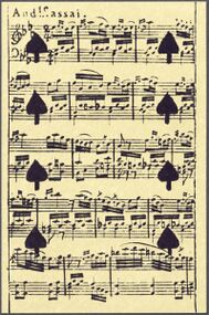 Pik-8 (frz.) Aufnahme der Reproduktion Musikalisches Kartenspiel (Faksimile Piatnik, 1981)