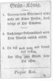 Einzelkarte