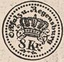 Bayern 8 Kreuzer 1849–1854 (O.Pfalz u. Regensburg, schwarz)