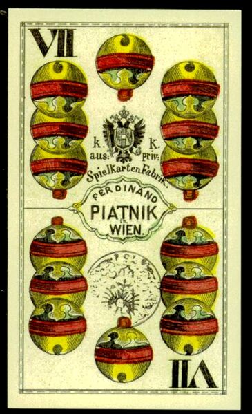Datei:SPKW-Schauseite-Piatnik-Schellen-Sieben-1864.jpg